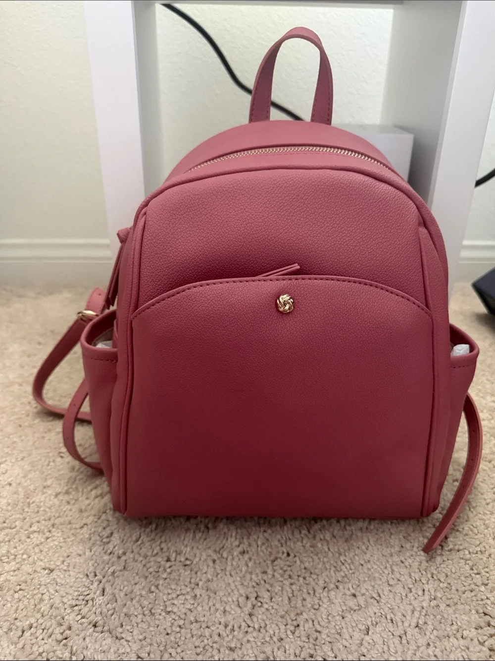 Lauren Conrad Women's Dusty Rose Mini Backpack Purse